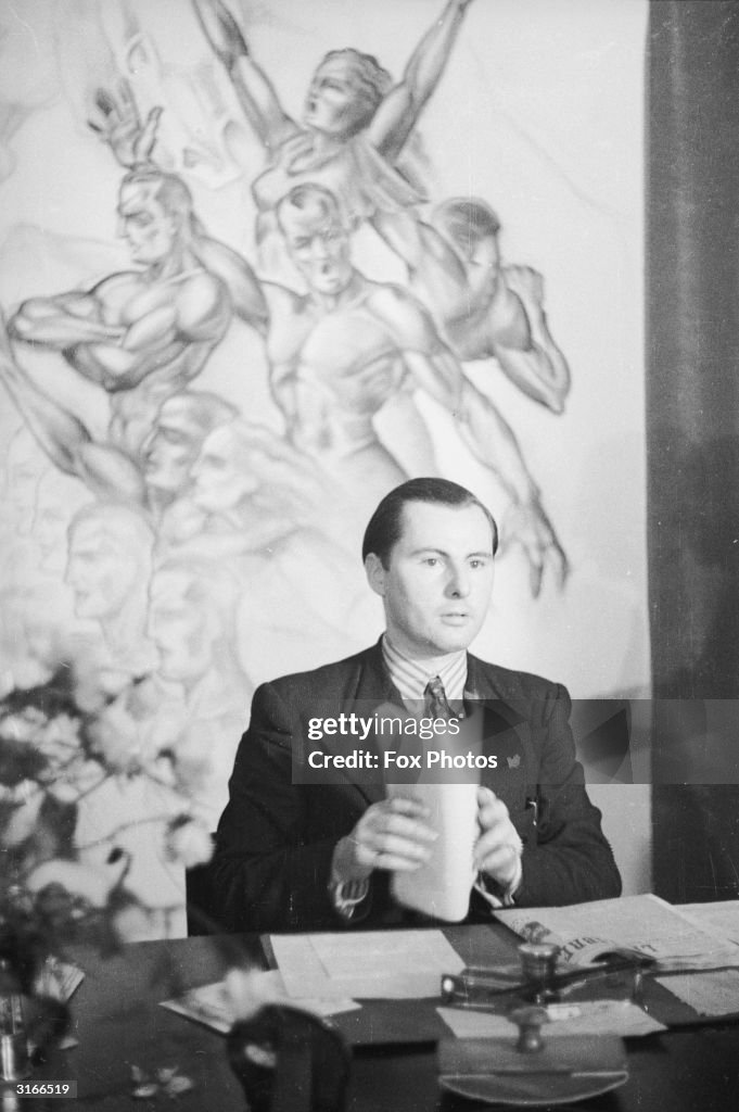 Rexist Belgian Rexist leader and quisling Leon Degrelle, recently arrested ...