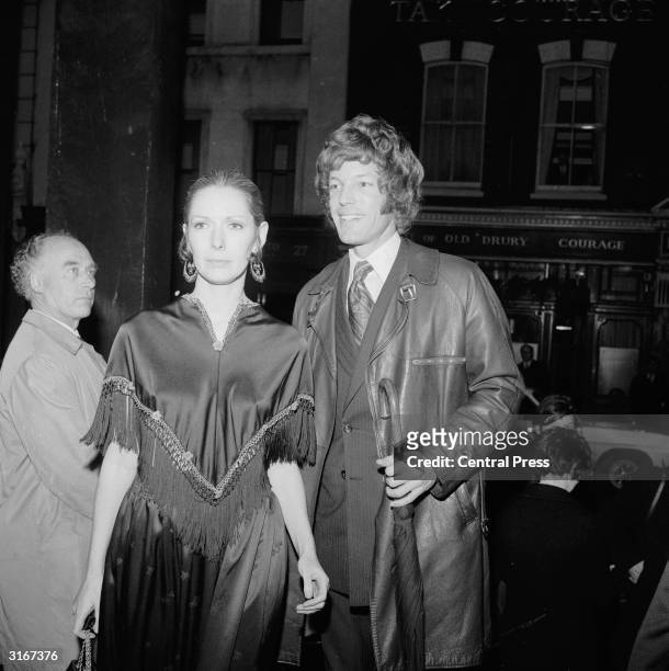 Television and film actor Richard Chamberlain, most famous for starring as Dr Kildare arriving at Drury Lane Theatre for the opening night of a show.