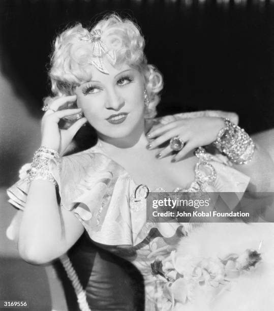 The original Hollywood sex symbol, Mae West .