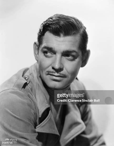 American actor Clark Gable , whose most famous role was that of Rhett Butler in 'Gone With The Wind'.