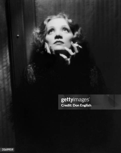 Marlene Dietrich in her role as Shanghai Lily in the film 'Shanghai Express', directed by Josef von Sternberg.