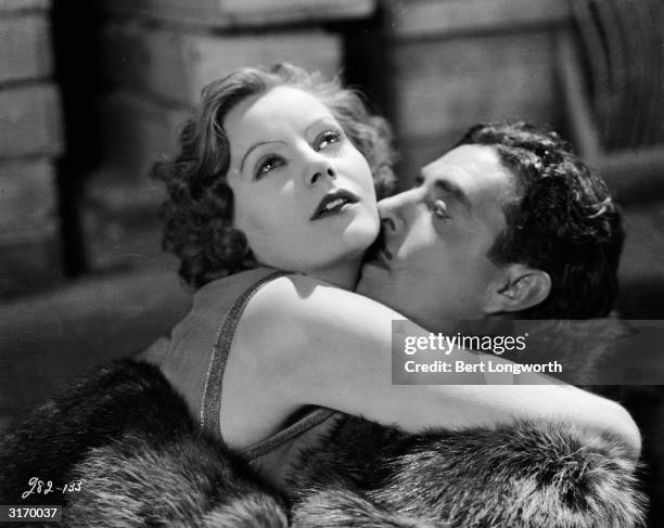 John Gilbert and Greta Garbo play the unhappy lovers in 'Flesh and the Devil', directed by Clarence Brown.