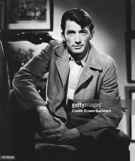 American actor Gregory Peck , the star of such classics as 'Spellbound', 'Roman Holiday', 'Moby Dick' and 'To Kill a Mockingbird'.