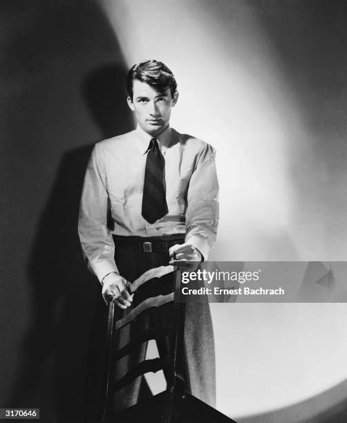 American actor Gregory Peck , winner of the Academy's Jean Hersholt Humanitarian Award in 1967.