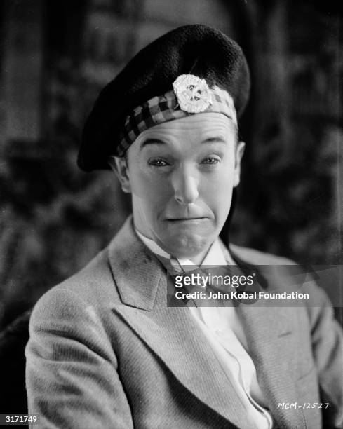 Stan Laurel as he appears in 'Putting Pants On Philip' directed by Clyde Bruckman. Laurel plays Philip, a kilted Scotsman who visits his pompous...
