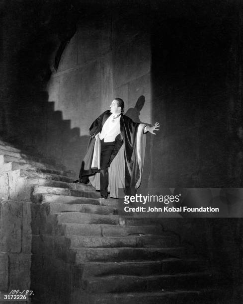 Bela Lugosi plays the vampire count in 'Dracula', directed by Tod Browning.