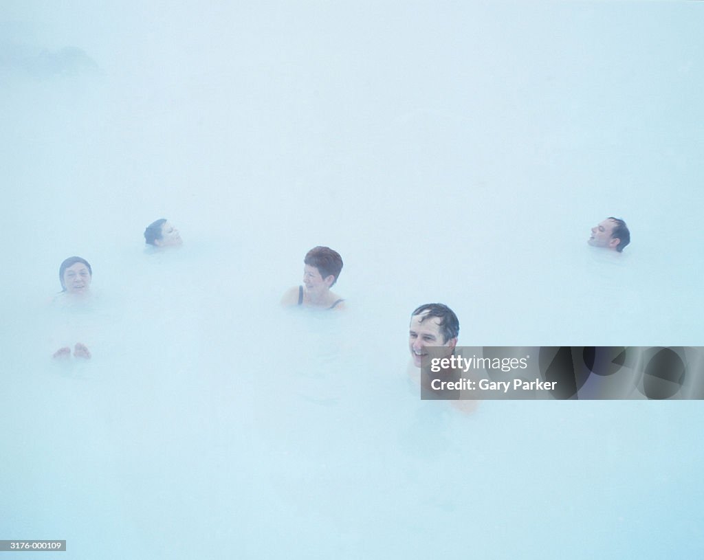 Group in Hot Spring