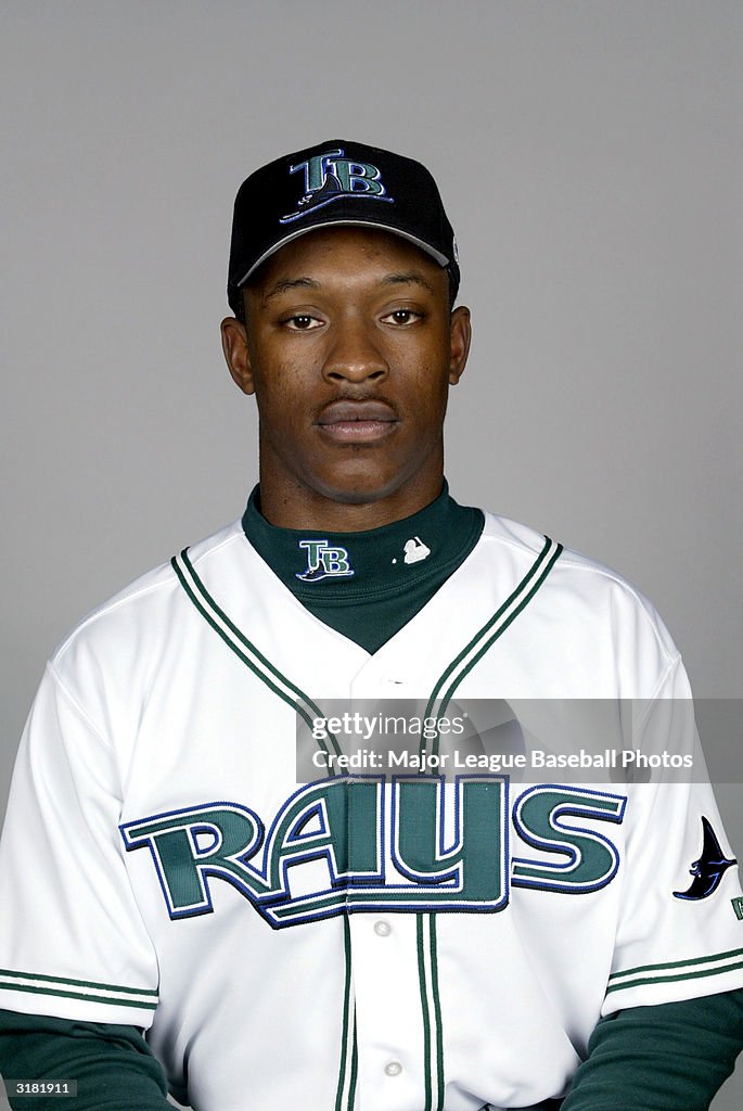 Devil Rays Frank B.J. Upton of the Tampa Bay Devil Rays poses for a portrait on... News ...