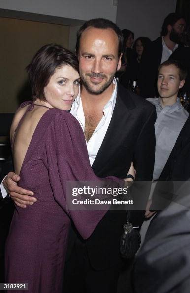 Designer Tom Ford and Sadie Frost attend the Vanity Fair party on