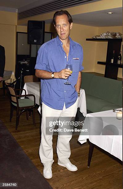 British actor Richard E. Grant attends the premiere of "Veronica Guerin" at the Screen on the Green in Upper Street on July 22, 2003 in London.