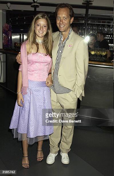 Richard E Grant and his daughter attend the UK Premiere party for "Legally Blonde 2" at Harvey Nichols on July 24, 2003 in London.