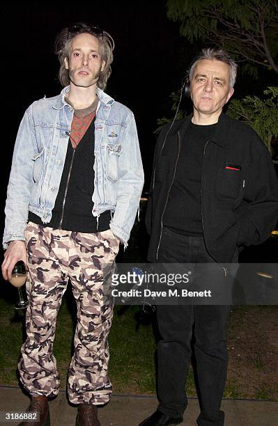 Vivienne Westwood's son attends the Vivienne Westwood Private View of new retrospective show at the V&A Museum on March 30, 2004 in London. The show...