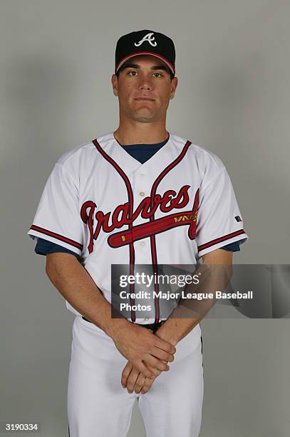 Marcus Giles of the Atlanta Braves on February 27, 2004 in Orlando, Florida.