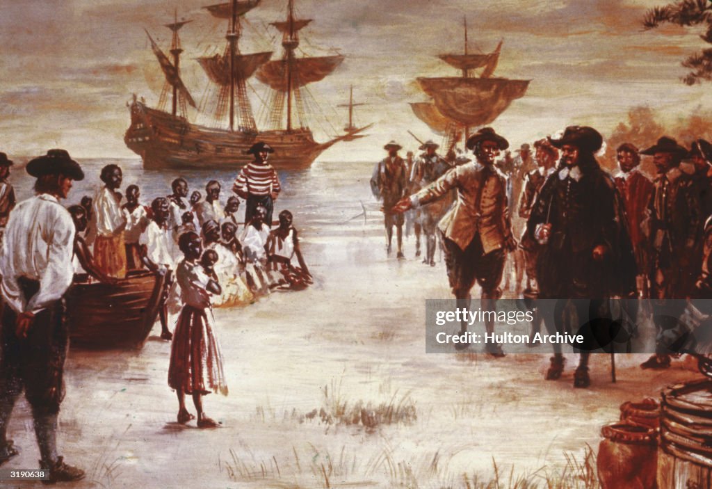 Dutch Slave Ship Arrives In Virginia