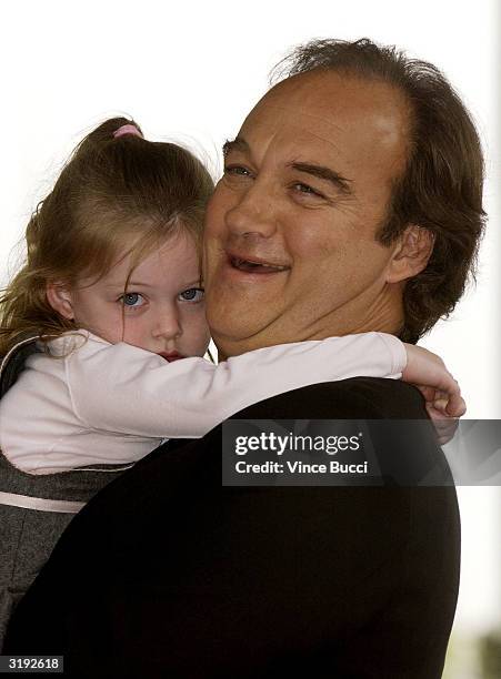 Actor Jim Belushi and daughter Jamison attend the ceremony posthumously honoring his brother, actor/comedian John Belushi, with a star on the...