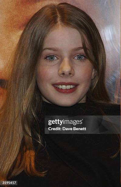 Rachel Hurd Wood attends the UK Premiere of "Peter Pan The Movie" at the Empire, Leicester Square on December 10, 2003 in London.