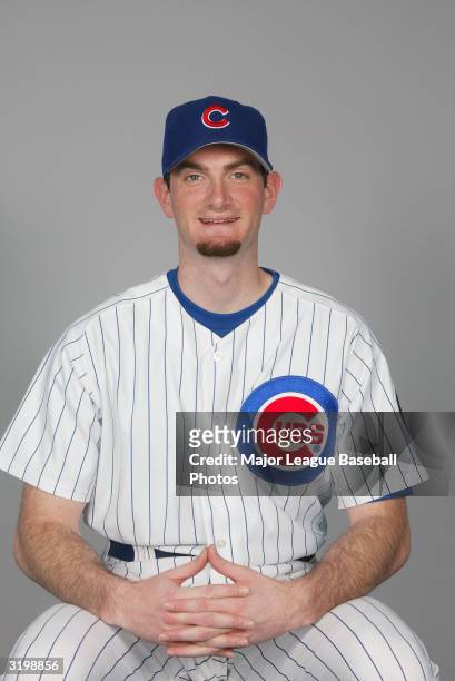 Matt Clement of the Chicago Cubs poses for a portrait on February 28, 2004 in Mesa, Arizona.