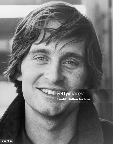 American actor Michael Douglas at the time of his first starring role in the film, 'Hail, Hero!', directed by David Miller, 1969.