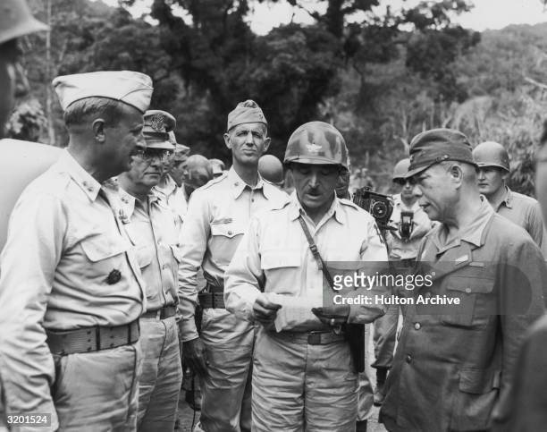 Armed forces officers, Major-General Robert S. Beightler, Major-General Leo Donovan, Brigadier-General Robert S. McBride, Jr., Colonel Ernest A....