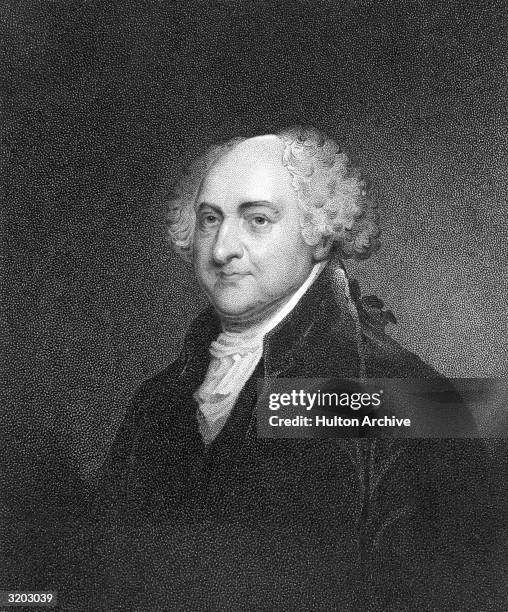 Portrait of John Adams , second President of the United States, who served in office from 1797 to 1801. Adams, from Massachusetts, played a pivotal...