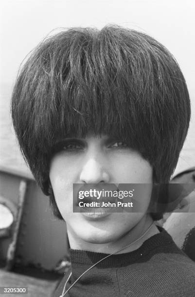 Pop singer, Julie Driscoll of the group 'Steampacket' at the launch party of Swinging Radio England, a pirate radio station based on a ship anchored...