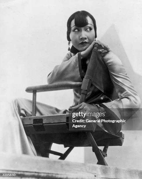 Chinese-American film star, Anna May Wong .