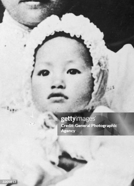 American film star, Anna May Wong as a baby.