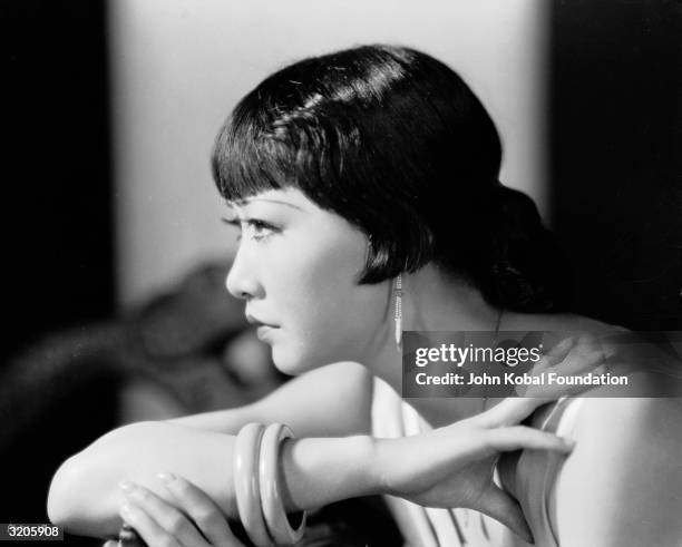 Chinese-American film star, Anna May Wong .