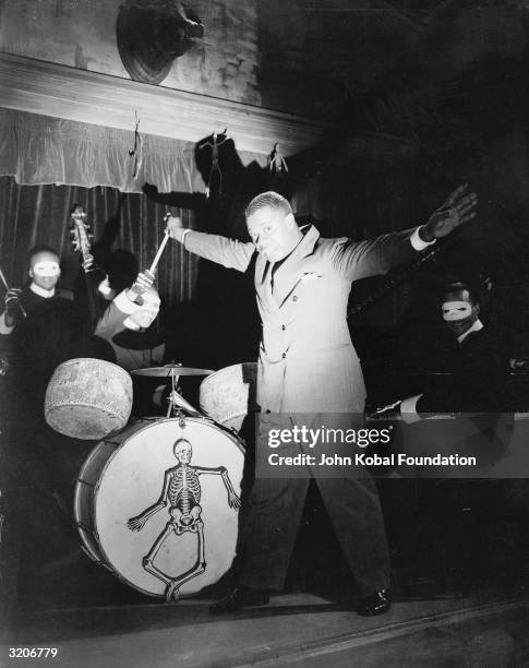 Louis Armstrong leads a ghostly band in 'Pennies from Heaven', directed by Norman Z McLeod.
