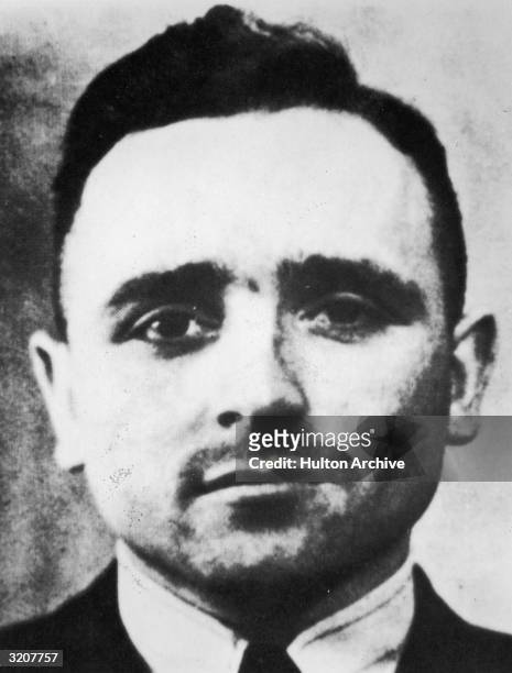 German SS officer Klaus Barbie , known as 'The Butcher of Lyon' for his war crimes.
