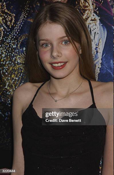 Rachel Hurd Wood attends the UK Premiere Party for "Peter Pan The Movie" on the Embankment on December 10, 2003 in London.