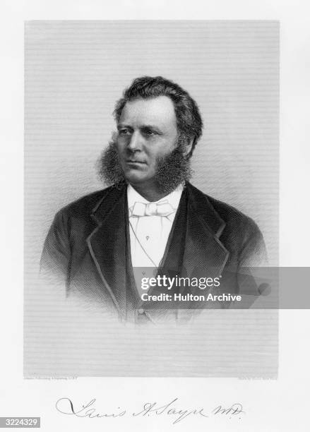 Lewis Albert Sayre . American surgeon. Helped to organize Bellevue Hospital Medical College, New York City 1861, professor of Orthopedic Surgery...
