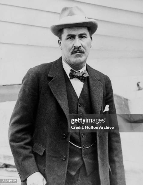 Portrait of British archaeologist Howard Carter , who in 1922, under the patronage of George Herbert, discovered the Tomb of Tutankhamen in the...