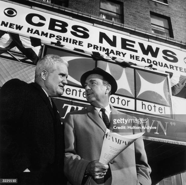Bill Leonard , executive producer of the CBS News Election Unit, and CBS News correspondent Walter Cronkite, who was the anchorman for the network's...