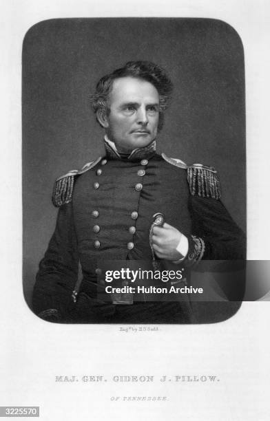 Gideon Johnson Pillow . American lawyer and soldier, from Tennessee. In the Mexican War 1846-47 was made brigadier general of Volunteers by President...