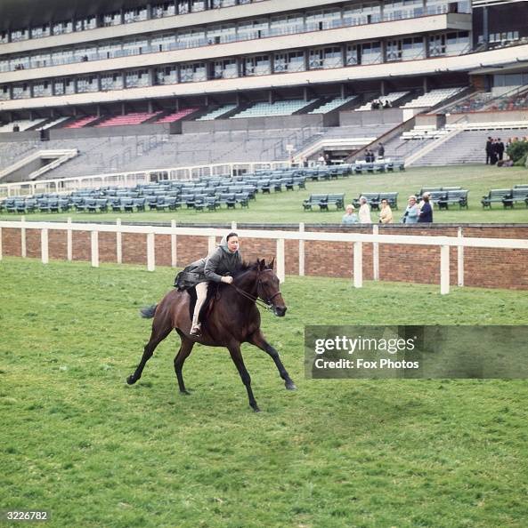Princess Margaret racing at Ascot, she finished third in her race. News ...