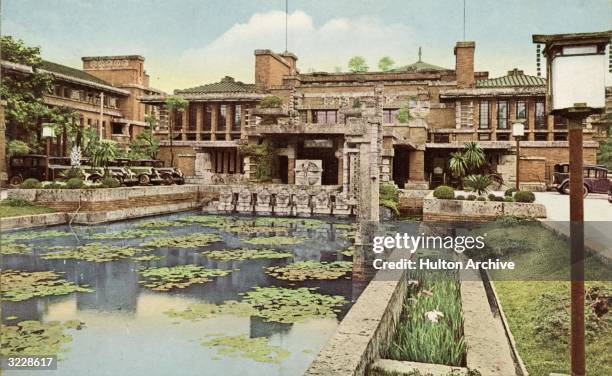 The Imperial Hotel Tokyo, designed by Frank Lloyd Wright to be earthquake proof.