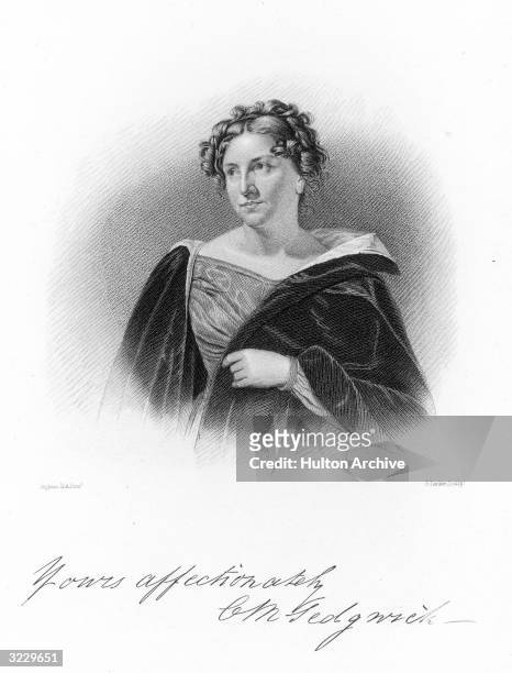 Catherine Maria Sedgwick . American author. Her first novel, 'A New England Tale' 1822 became a best seller. Other works include 'Redwood' 1824,...