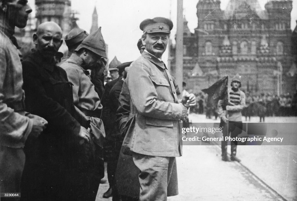 Russian Marxist theorist and Jewish revolutionary Leon Trotsky... News ...