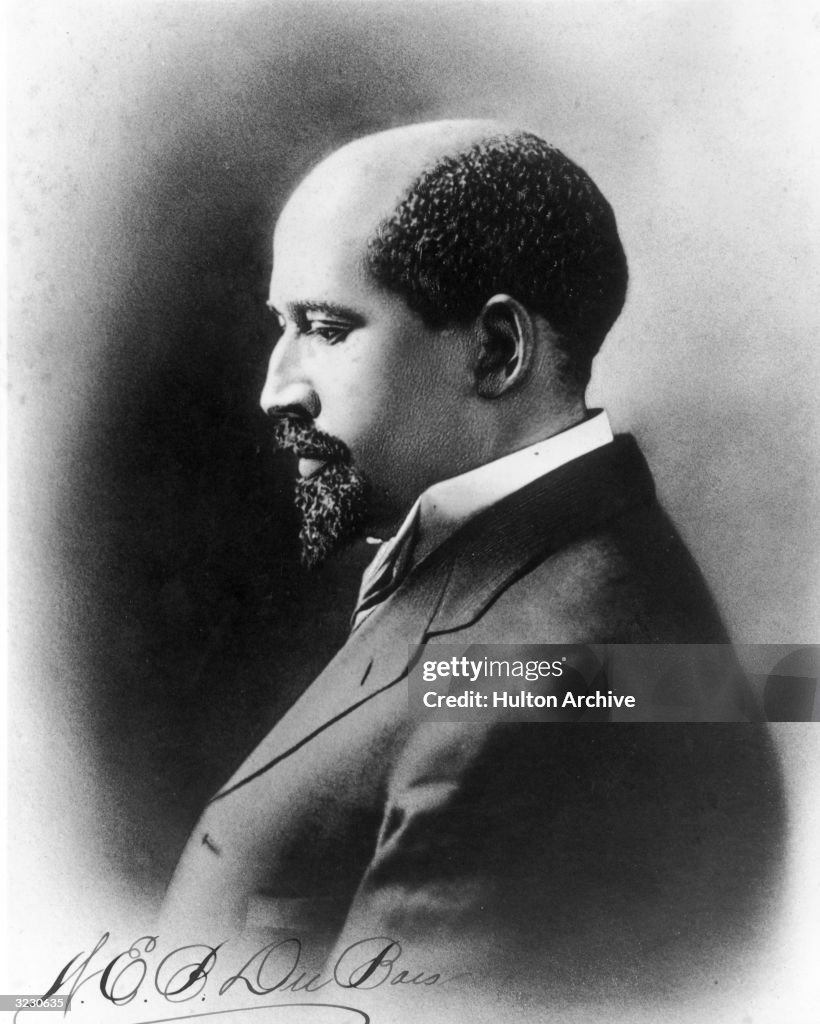 American writer and social reformer William Edward Burghardt Du Bois ...