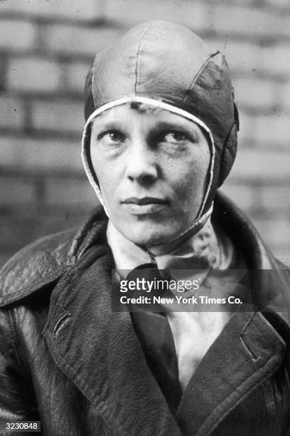 American aviator Amelia Mary Earhart .