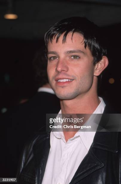 American actor Jason Behr attending the premiere of director Rob Cohen's film, 'The Skulls,' Mann's Village Theater, Los Angeles, California.