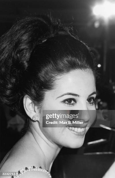 Headshot of Canadian actor Barbara Parkins smiling.