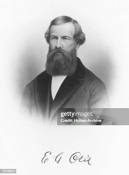 Elisha Graves Otis . American inventor, devised automatic safety brake for elevators 1852-53, patented a steam elevator 1861, founder of Otis...