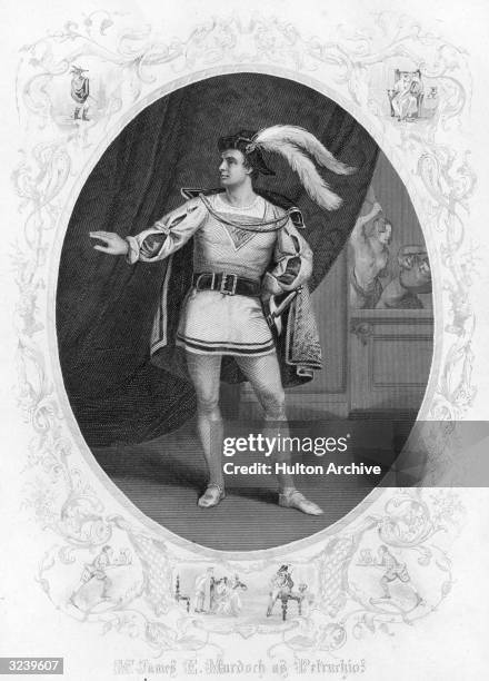 James Edward Murdoch . American actor, finest light comedian of his day, played opposite Fanny Kemble 1833, in San Francisco 1853, London 1856, last...