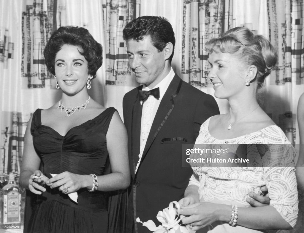 With Eddie Fisher