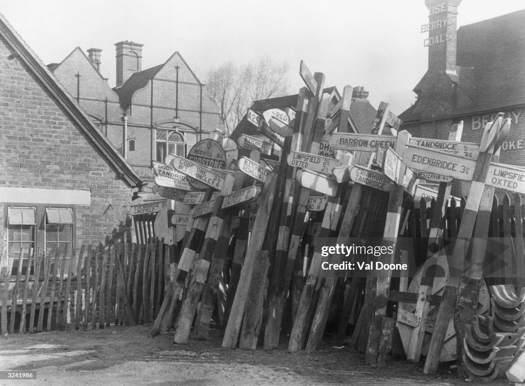 Stacked Sign Posts