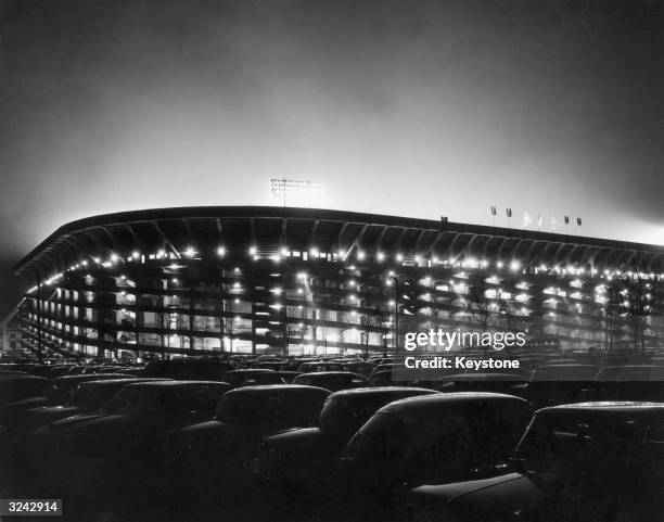 The San Siro football stadium in Milan where both AC Milan and Inter Milan play their home matches.