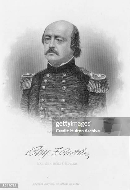 Benjamin Franklin Butler , American politician. Fought in the Civil War ; Governor of Massachusetts ; refused to return fugitive slaves, calling them...