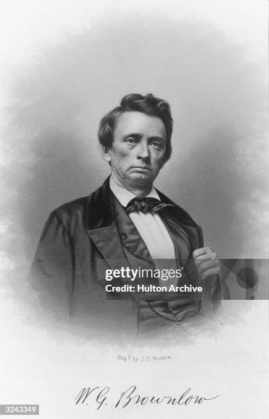 American journalist and politician William Gannaway Brownlow , was the editor of the Knoxville 'Whig' from 1839 until it was suppressed by the...